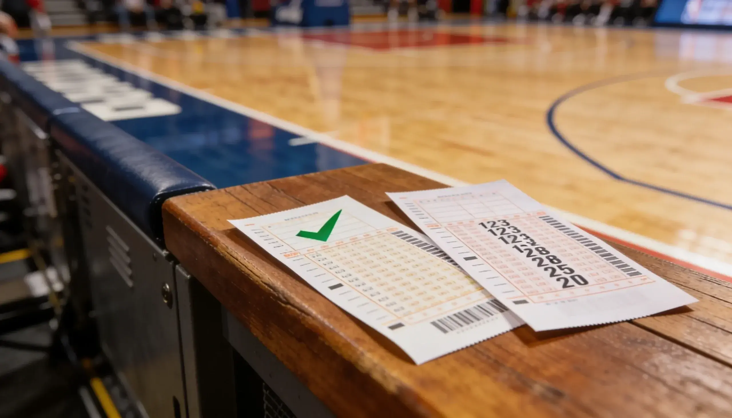 NBA hedging and middling strategy showing line movement calculations and profit lock scenarios